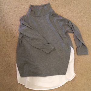 Loft 3/4 length sleeve turtleneck